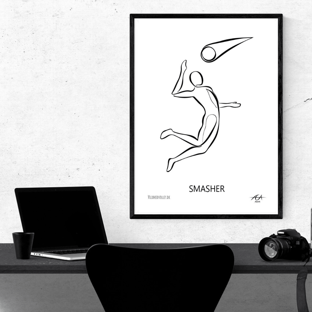 Volleyballplakat - Smash