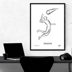 Volleyballplakat - Smash