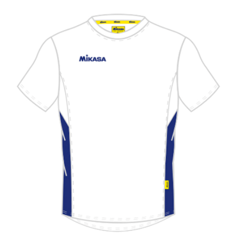 Mikasa unisex Volley T-shirt - Kacao - hvid