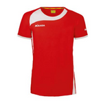 Mikasa - Man Volley Shirt - Edrom - Rød