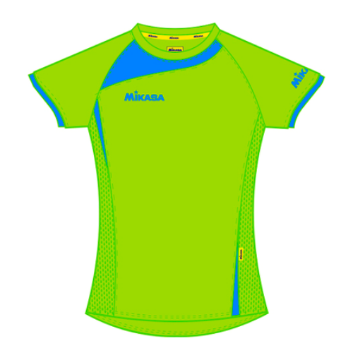 Mikasa - Dame Volley Shirt - Kiora -  Limegrøn