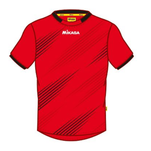 Mikasa herre volleyball sports trøje rød - Vildmedvolley.dk